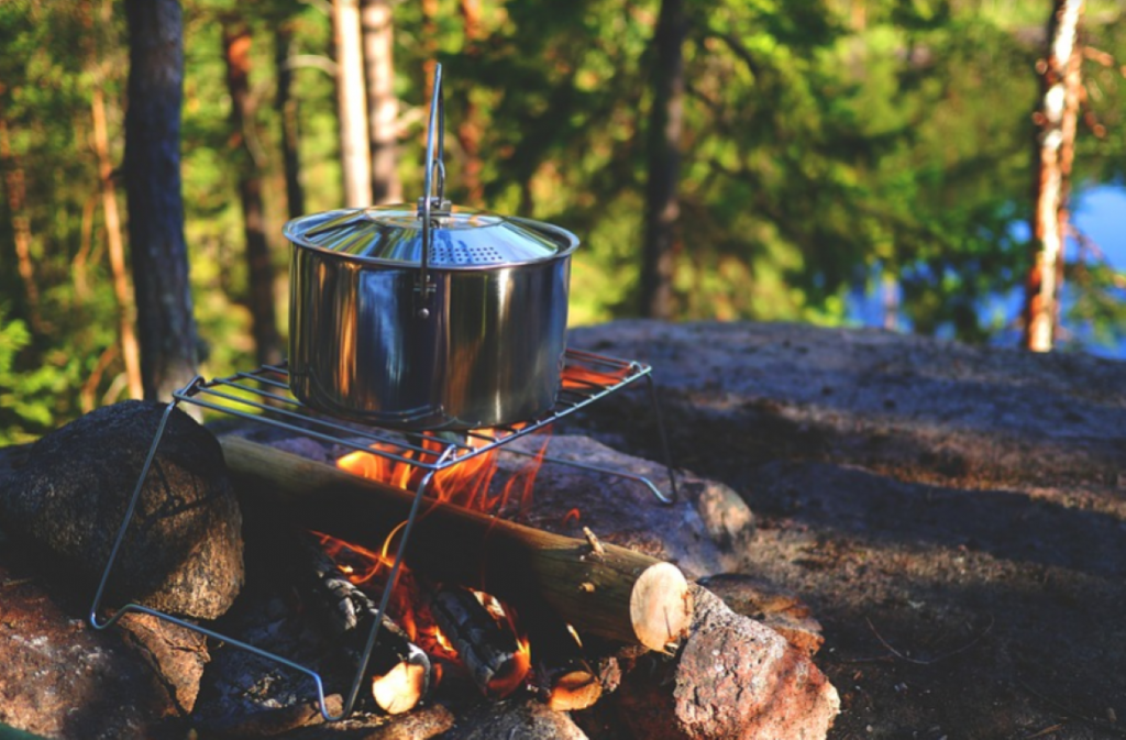 camp cooking water saving Tips