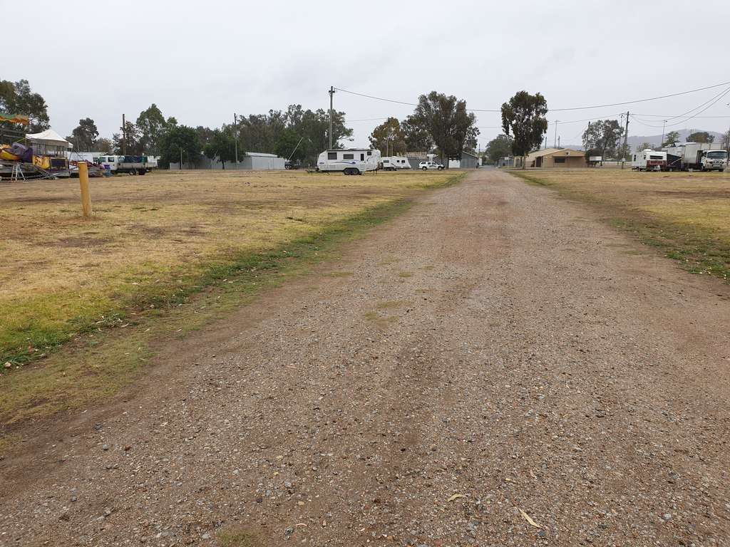 Albury Showground is huge but only 5 sites