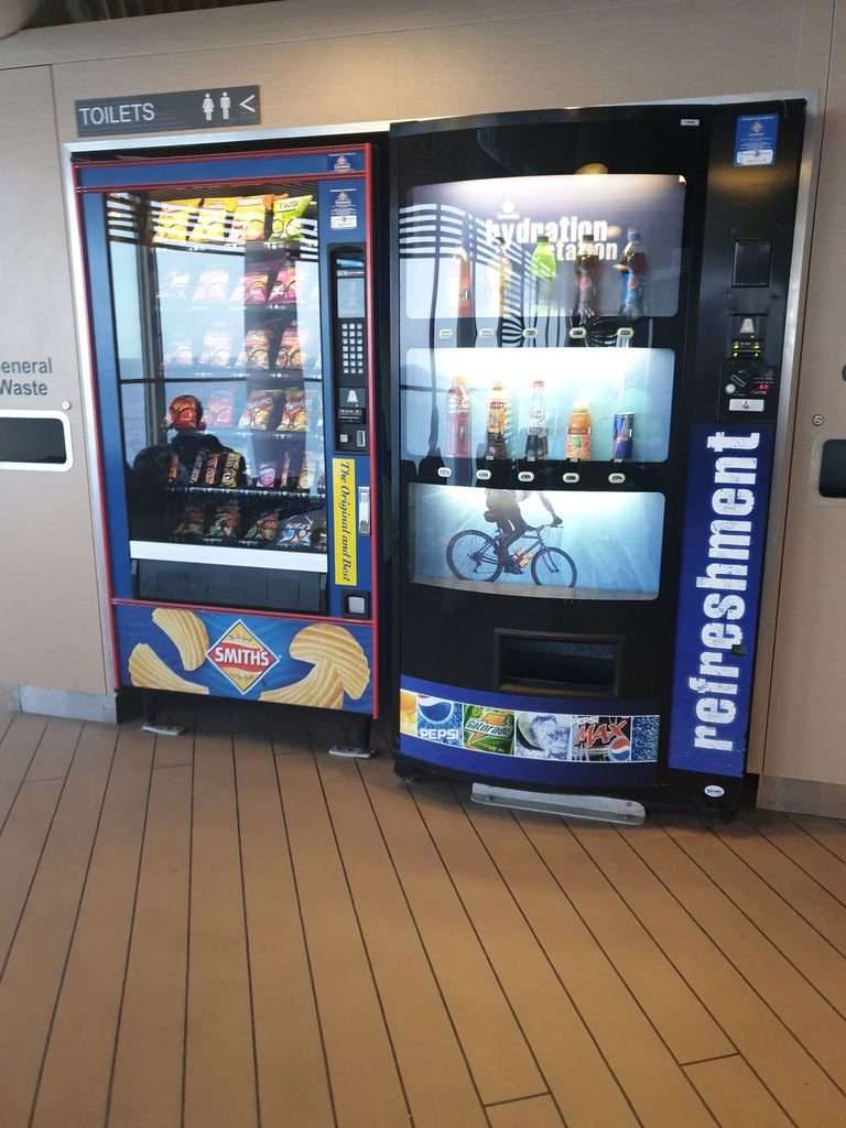 drink machine on Spirit Of Tasmania Tasmanian