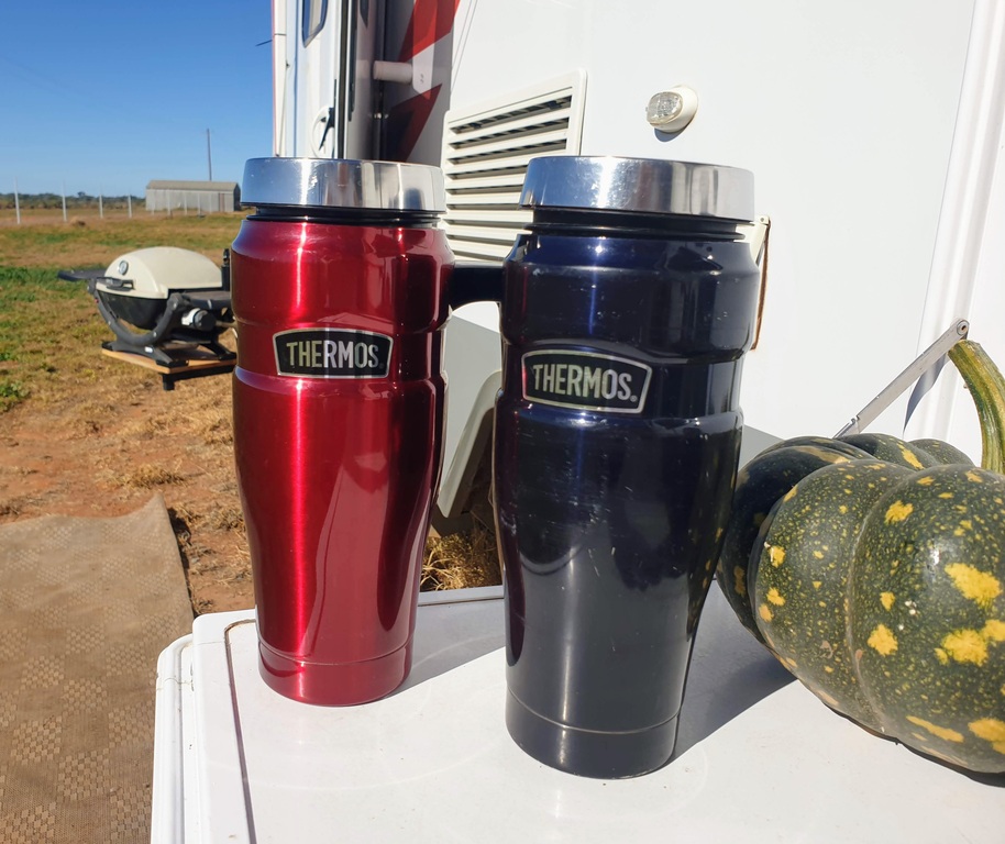 full time caravanning insulated travel mugs