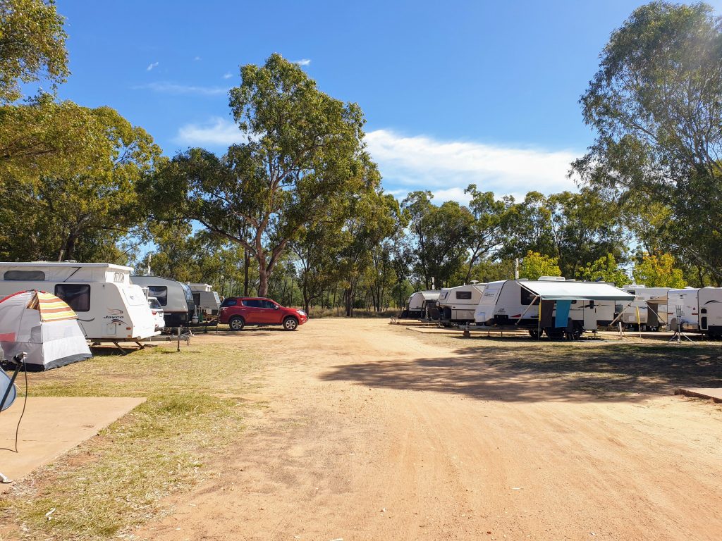 Jericho Showground Queensland caravan sites full time caravanning