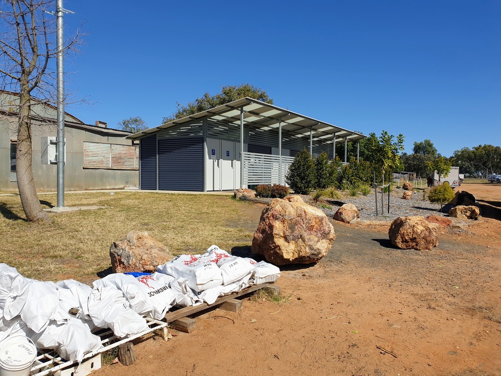Amenities block  Augathella camp donation Queensland 