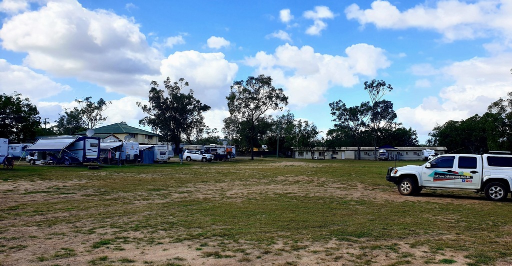 Nebo Van Park Qld service station camp 