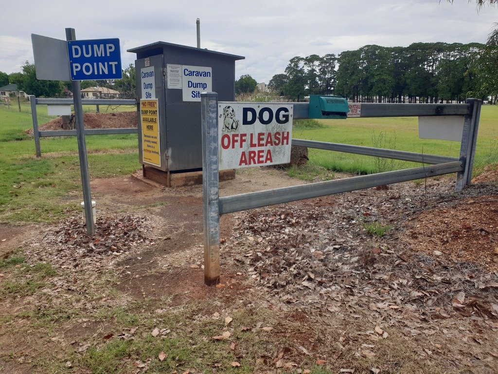 Dump point for Caravans at Kingaroy Showground Qld