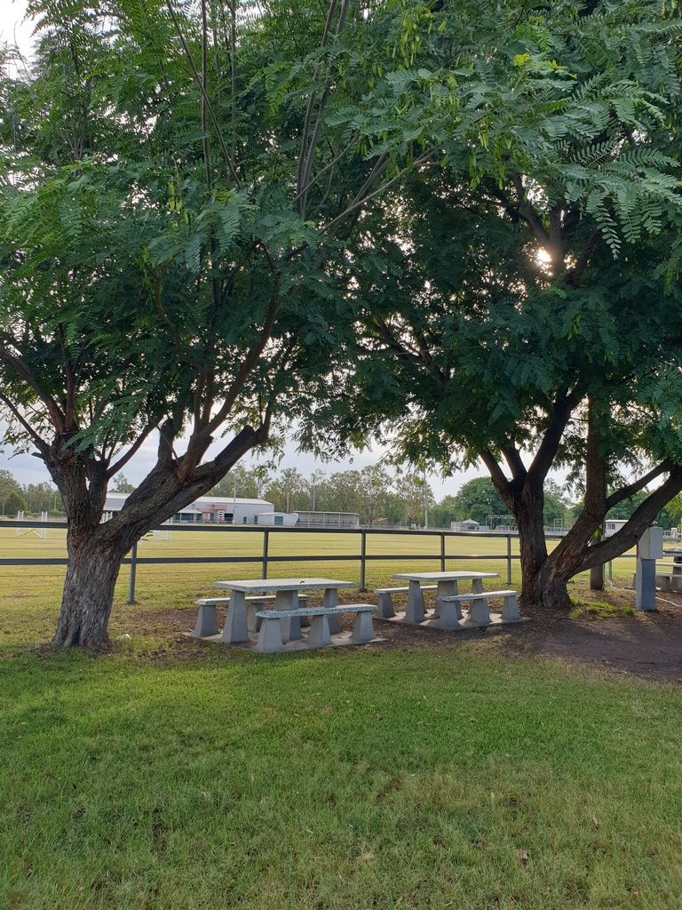 Theodore Showground Queensland seating picnic area