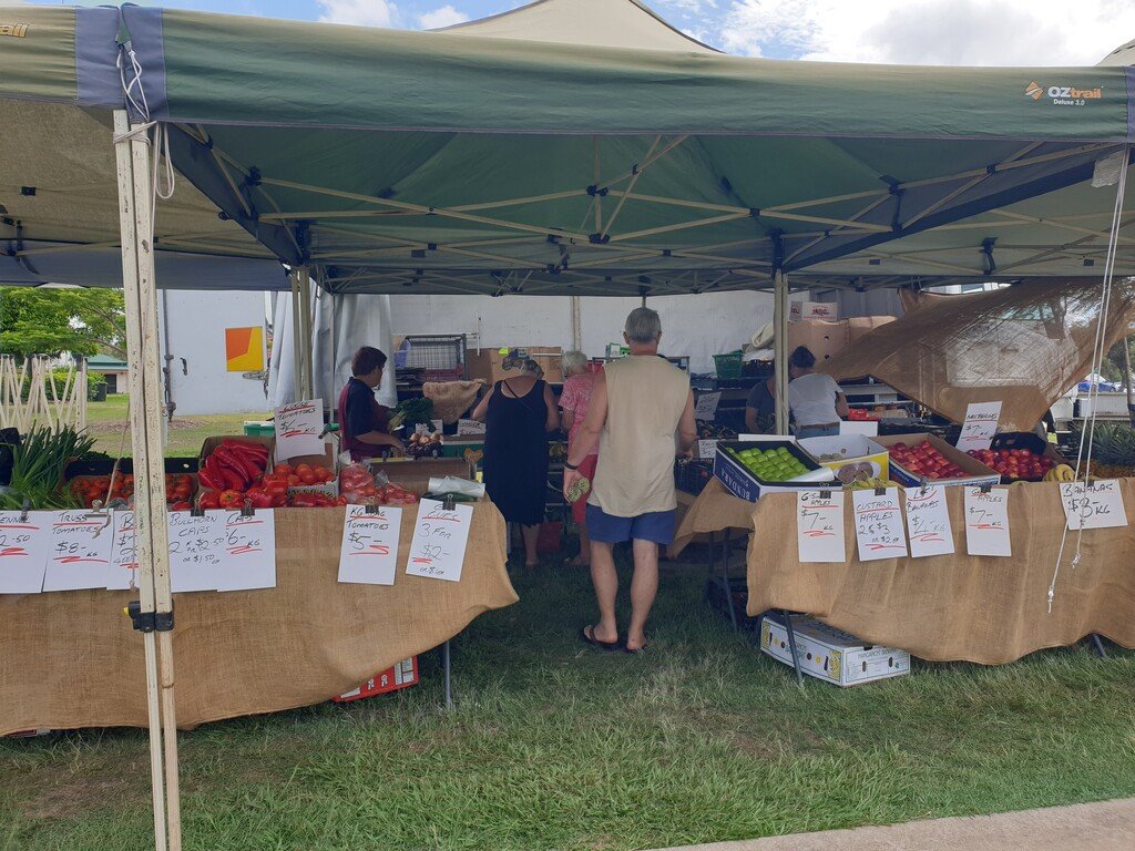 Wondai market near Wondai free camp