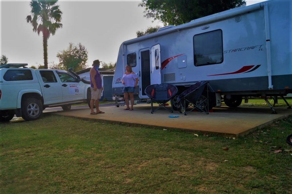 Mandurah caravan and Tourist Park jayco starcraft van