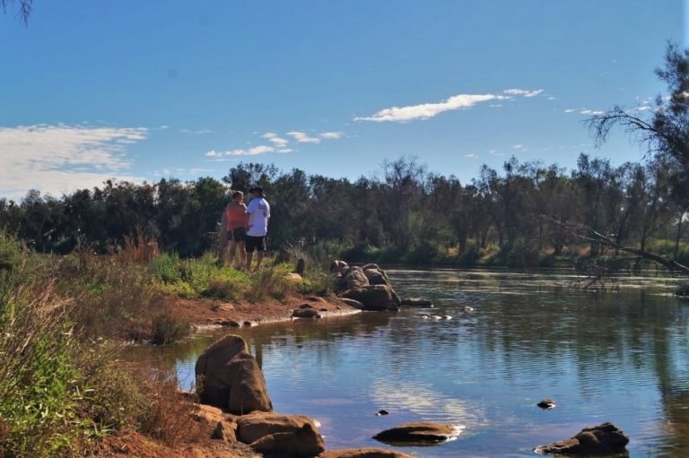 Galena Bridge River with fulltime caravanning