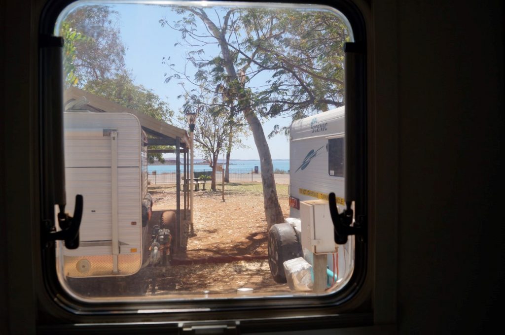 Dampier Caravan Park water view