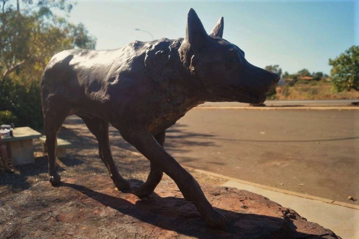 Dampier Red Dog Statue WA
