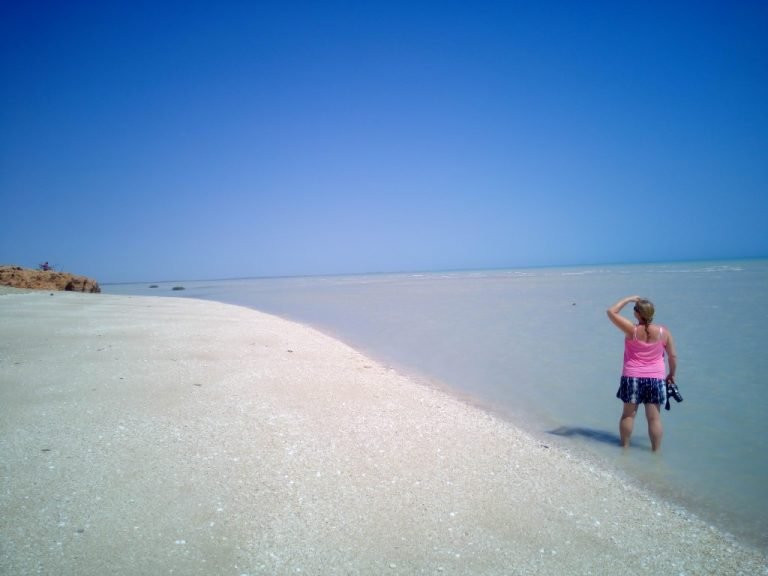 Pardoo Station caravan park beach