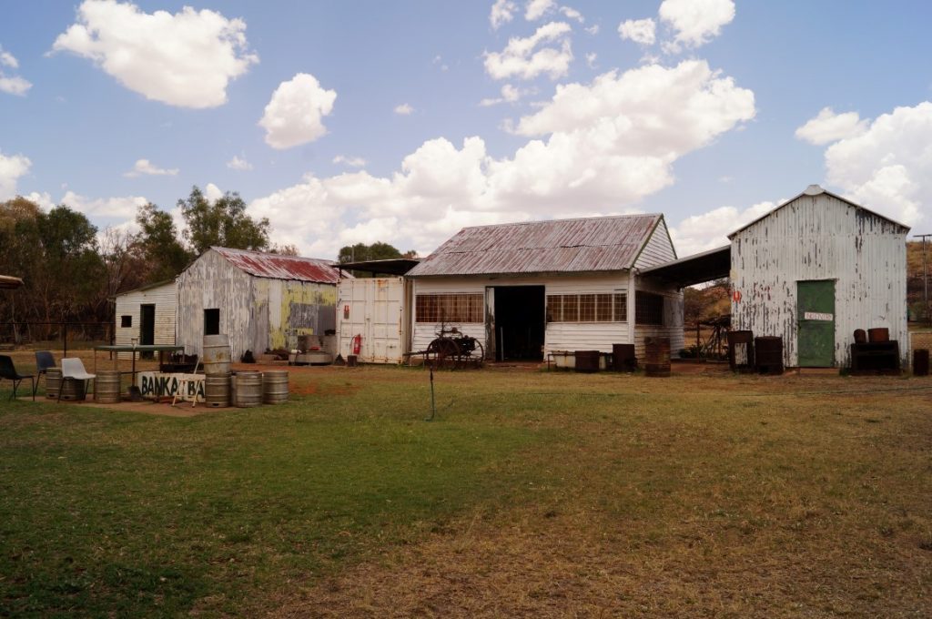 Banka Banka Station northern territory campground shed