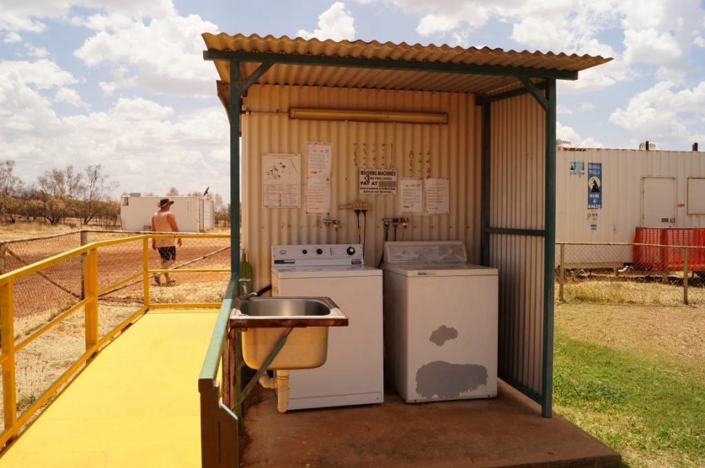 Banka Banka Station Northern Territory camp kitchen laundry and toilets