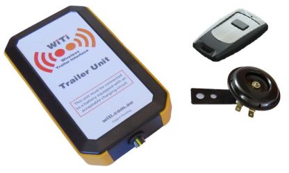 WiTi Anti Theft and wireless trailer interface for caravans and trailers