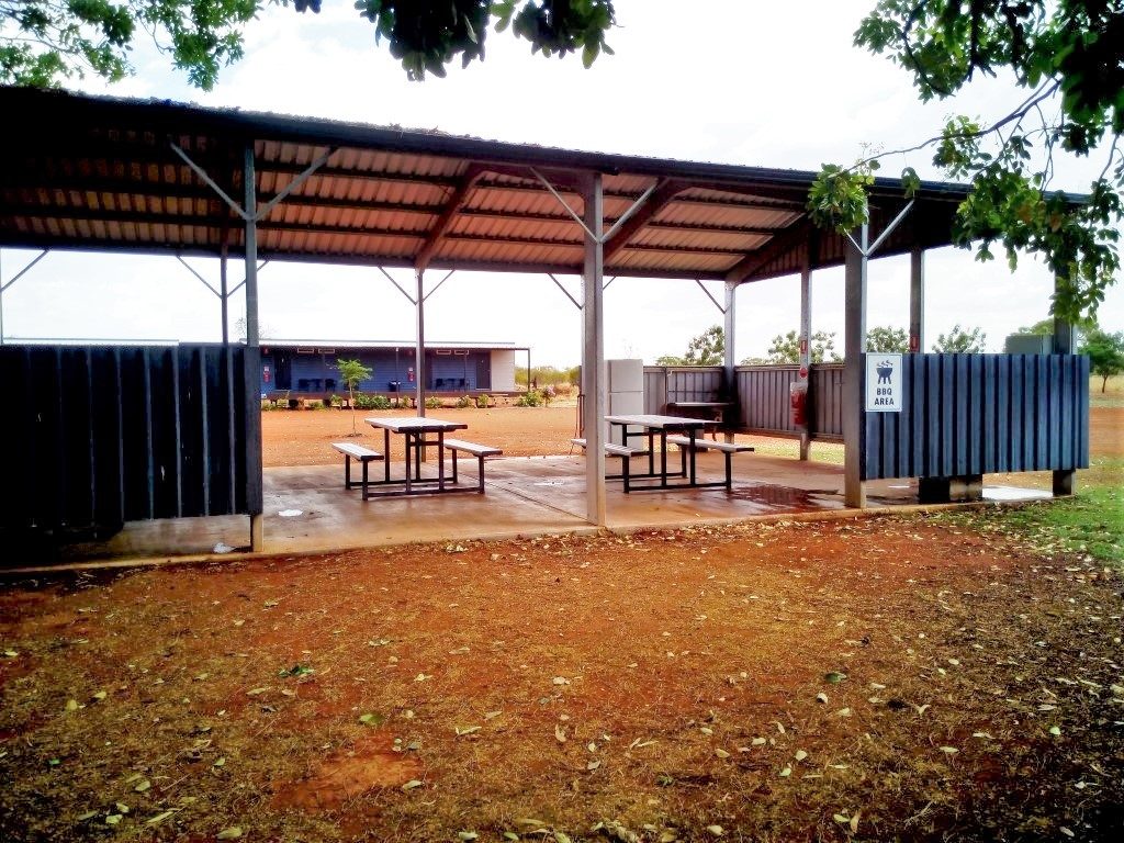 Barkly Homestead Roadhouse Northern Territory camp kitchen and bbq