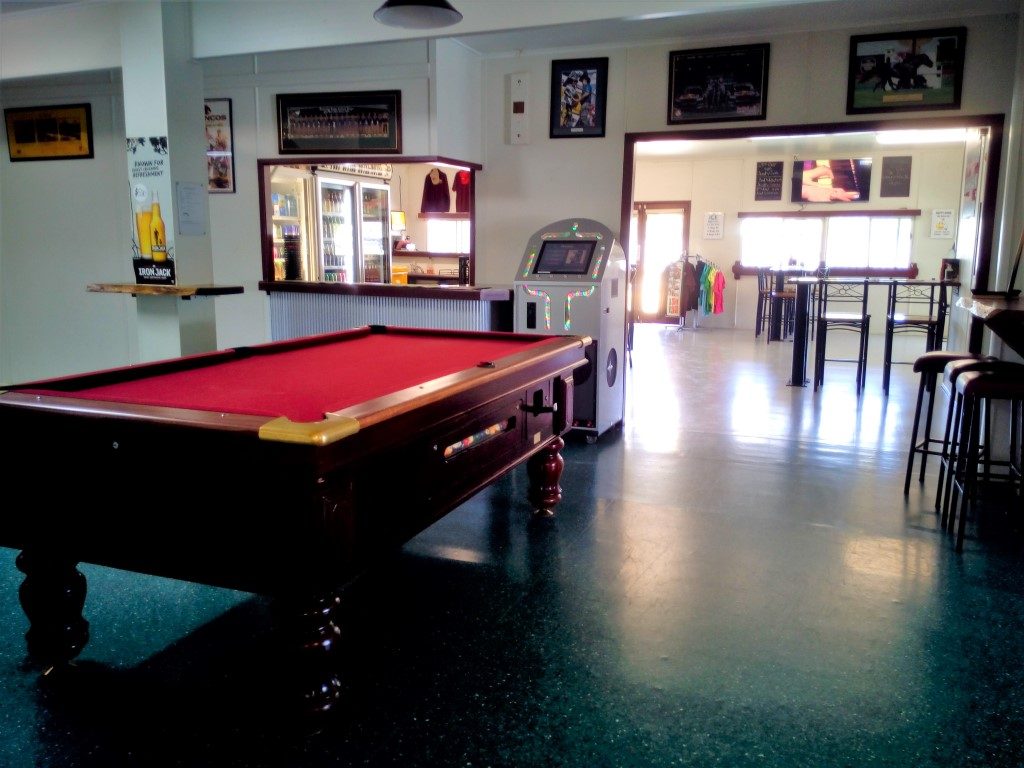 Post office Hotel Camooweal pool table