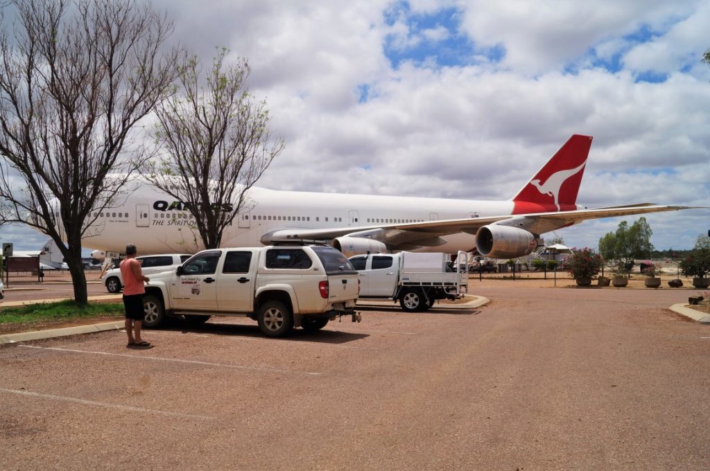 Qantas Longreach plane