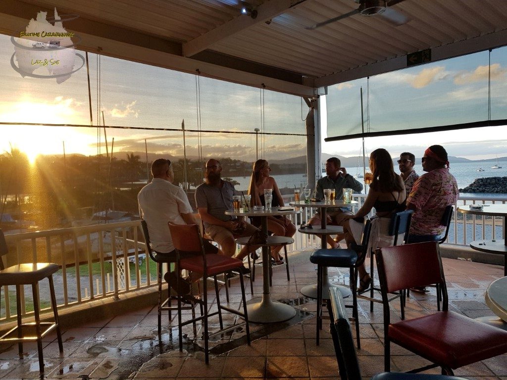 whitsundays sailing club relaxing with friends