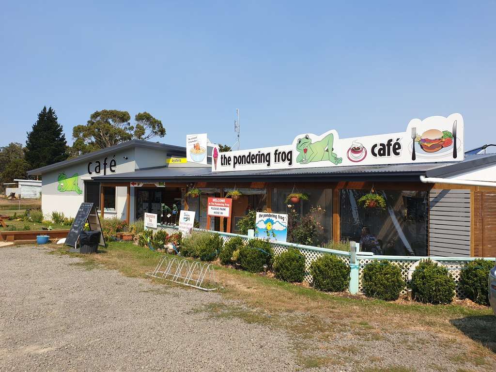 Pondering Frog Cafe Bicheno Tasmania