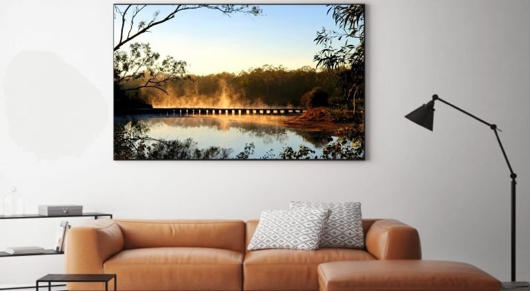 Morning Mist Calliope on wall