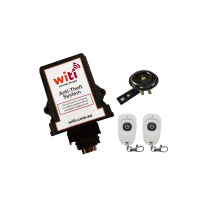 WiTi Anti Theft system for caravans and trailers