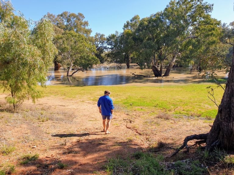 The Darling river at Yanda campground Gundabooka National Park between Bourke and Louth