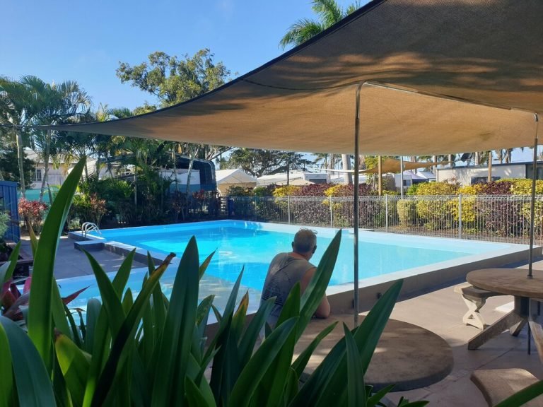 Swimming Pool At Park Mackay Caravan park Queensland