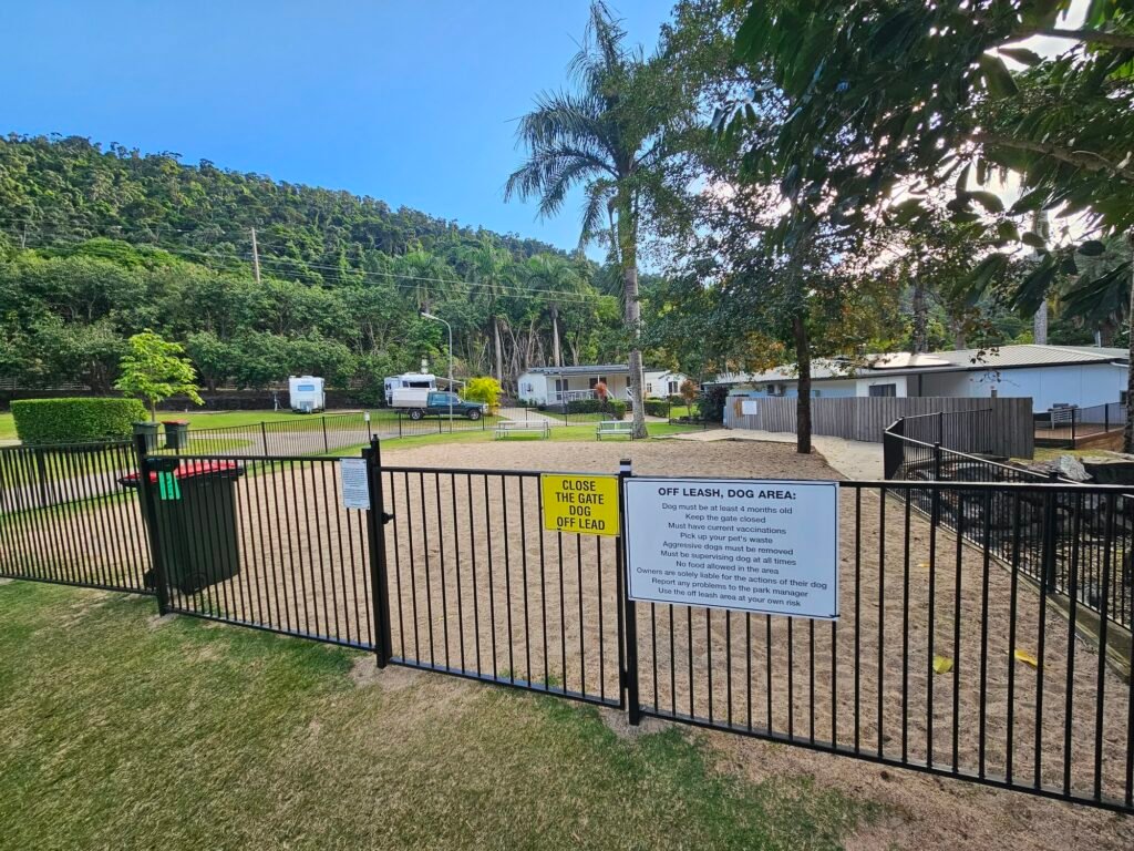 Big 4 Whitsundays Tropical Eco Resort dog area