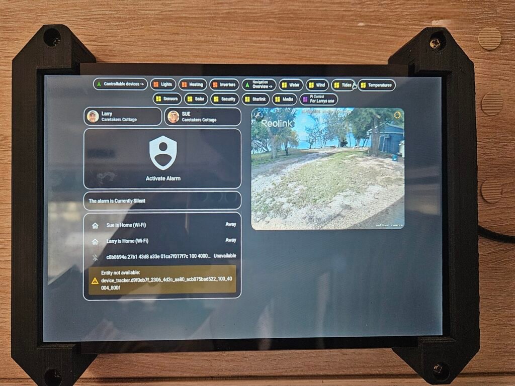 caravan central hub security camera